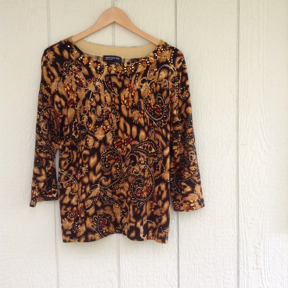 Jones New York Signature top, Size L